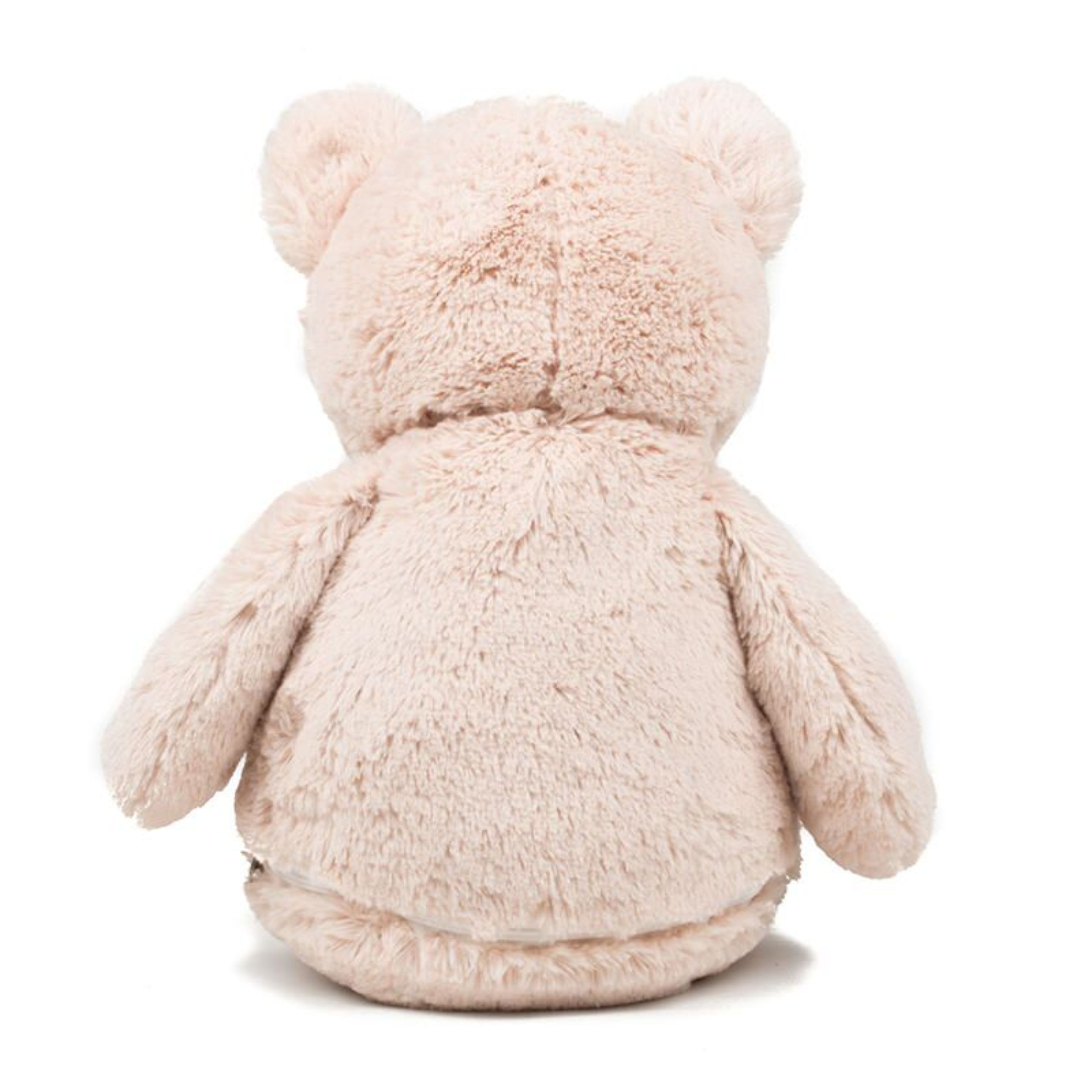 Mid Brown coloured soft plush teddy. Contrast Brown nose. Sewn eyes. Light Brown coloured panel on chest and feet. Removable inner stuffing. Complies with EN71 European Toy Safety regulations. Remove all hang tags and their fasteners before giving these items to a child. Suitable for all ages.